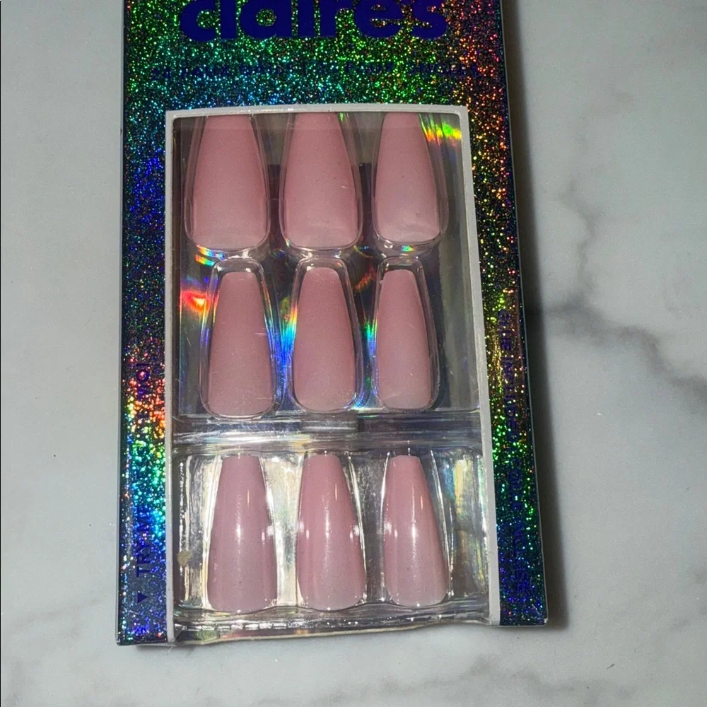 Claire's Light Pink Vegan Press-On Nails - Glossy Set
